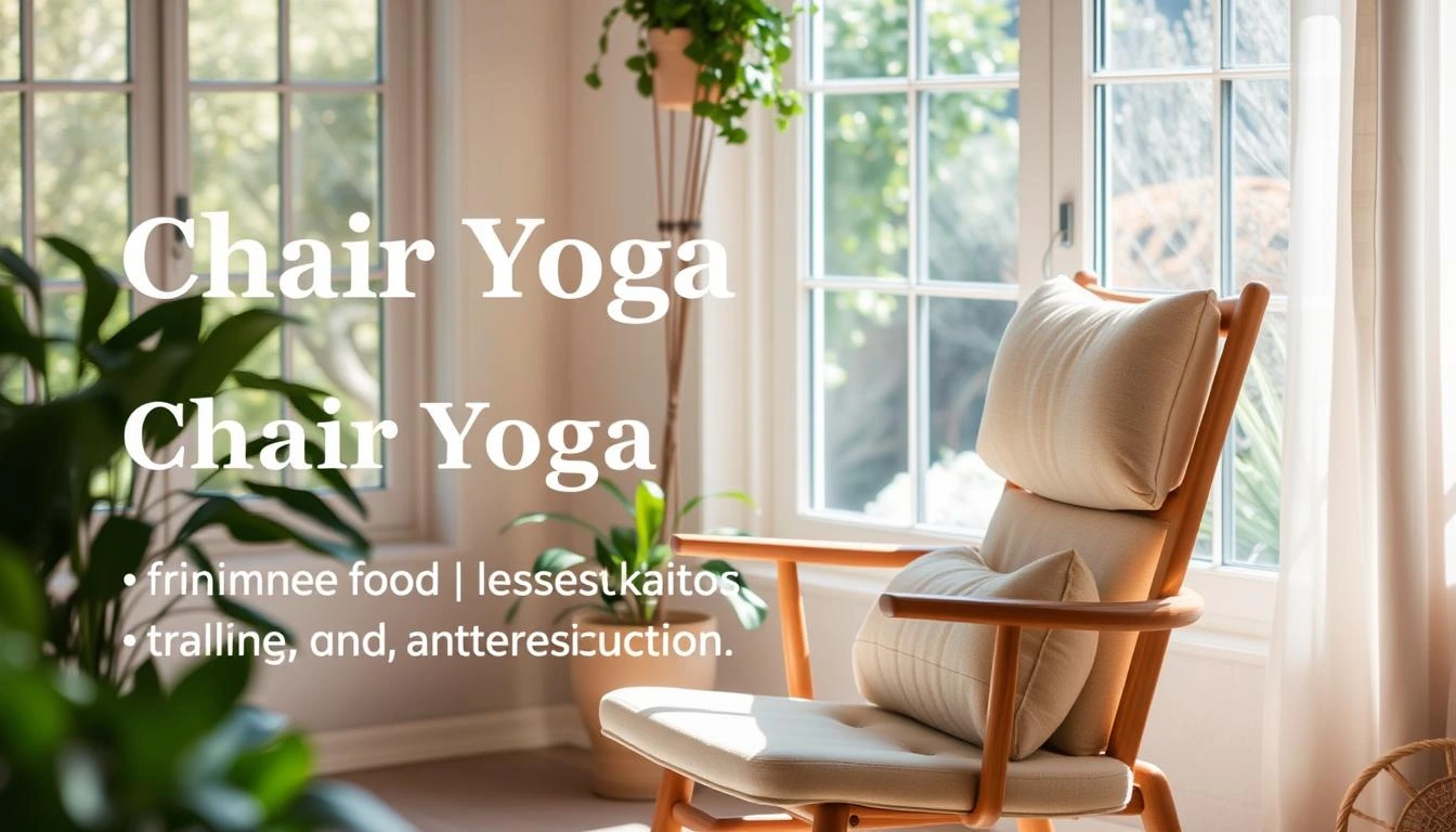 Yoga chaor for seniors