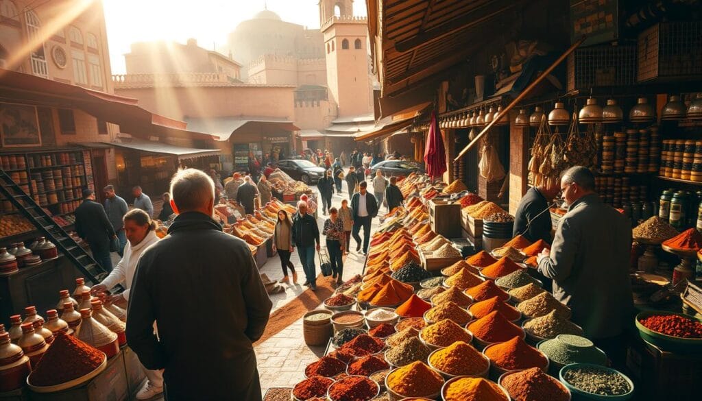Marrakech spice market local cuisine exploration