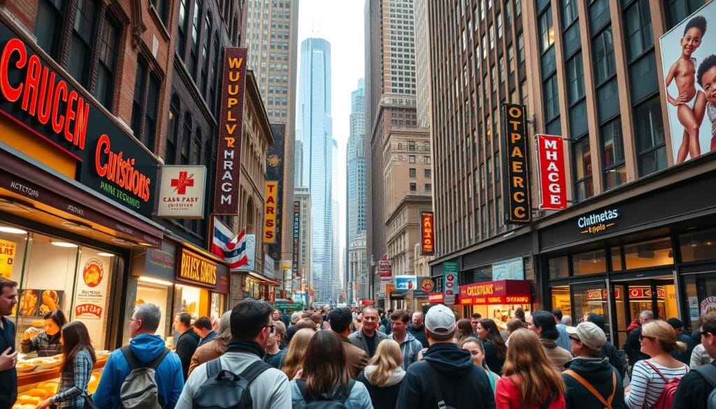 chicago food tasting tours showing diverse ethnic cuisines